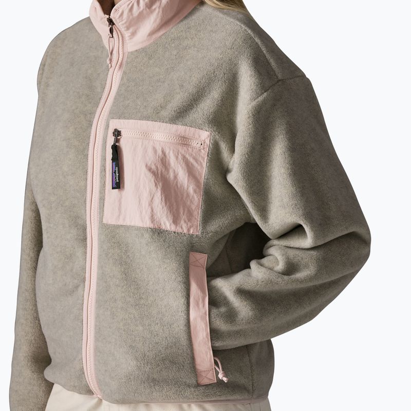 Pile donna Patagonia Synchilla oatmeal heather w/pink frost 4