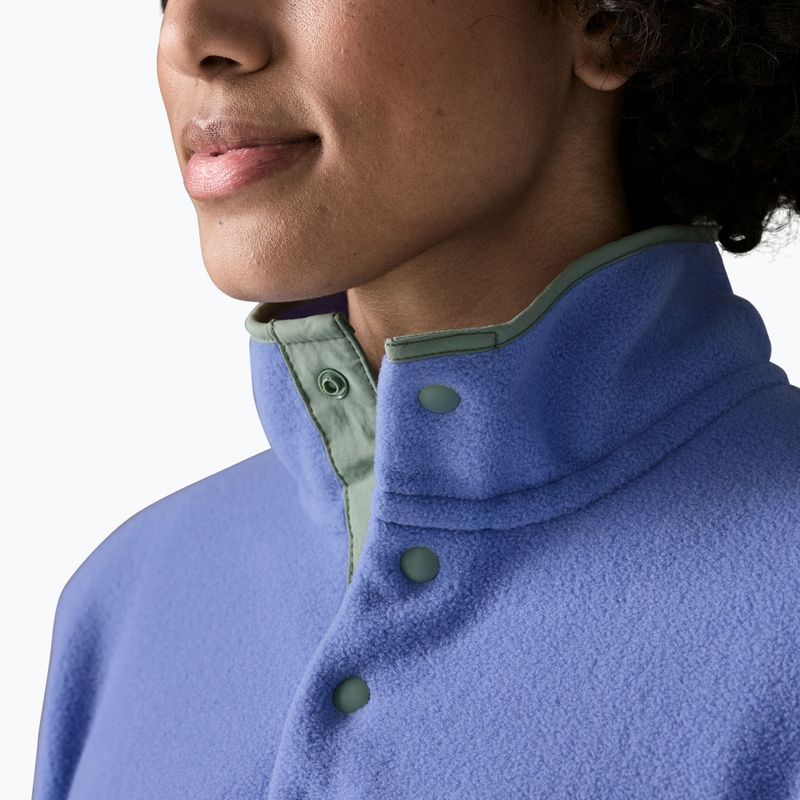 Pile donna Patagonia Lightweight Synchilla Snap-T Pullover canopy green 5