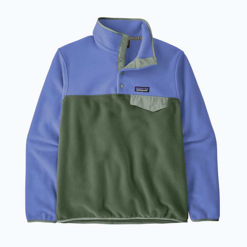 Pile donna Patagonia Lightweight Synchilla Snap-T Pullover canopy green 7