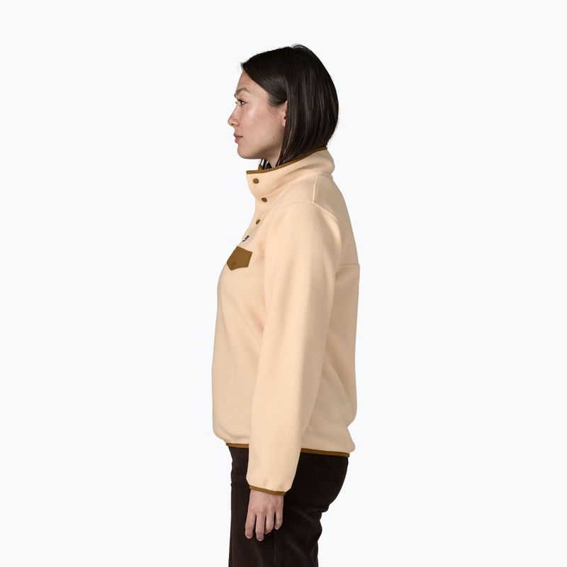 Pile donna Patagonia Lightweight Synchilla Snap-T Pullover natural 3
