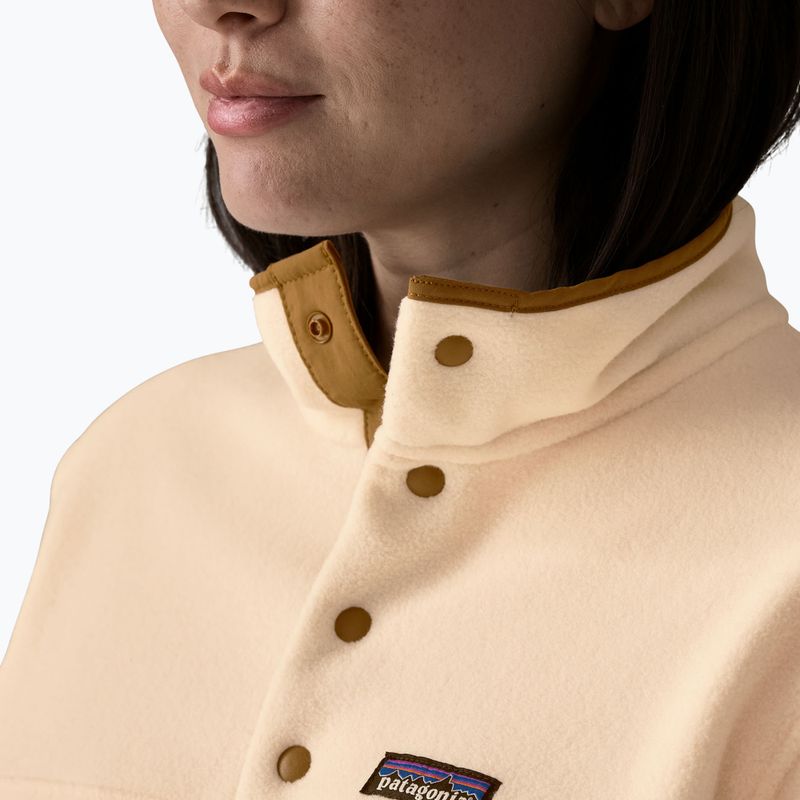 Pile donna Patagonia Lightweight Synchilla Snap-T Pullover natural 4