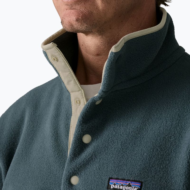 Pile uomo Patagonia Lightweight Synchilla Snap-T Pullover summit blue 4