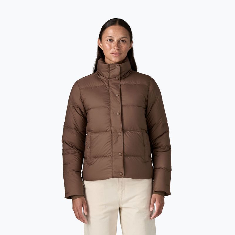 Piumino donna Patagonia Silent Down bermbrown