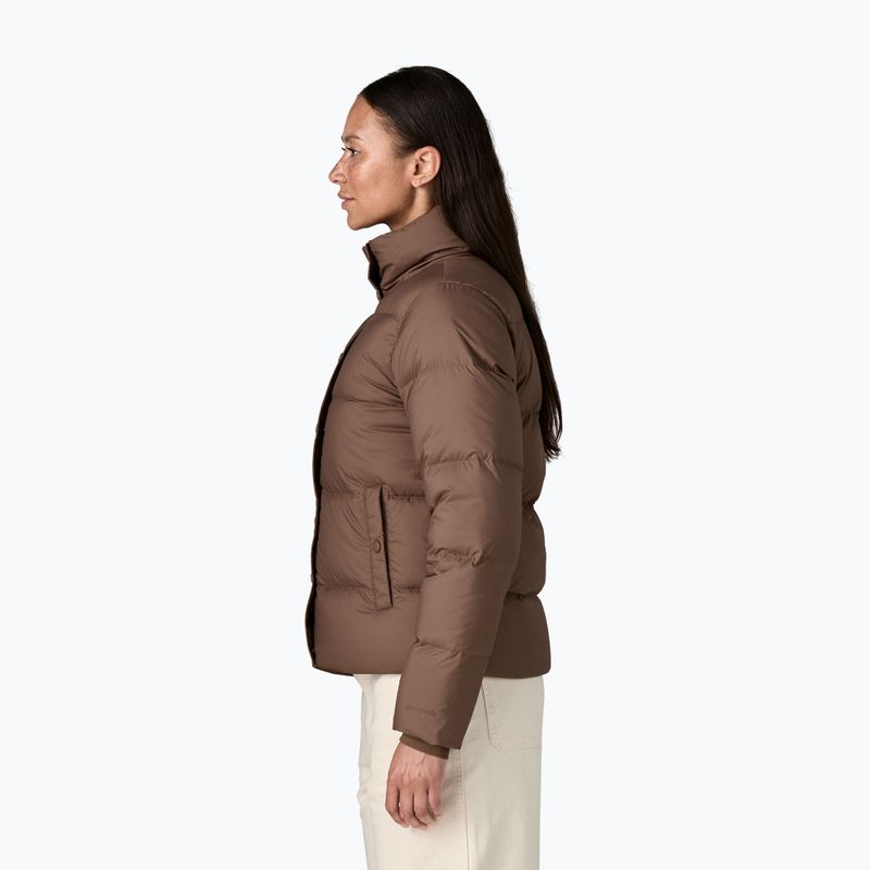 Piumino donna Patagonia Silent Down bermbrown 3
