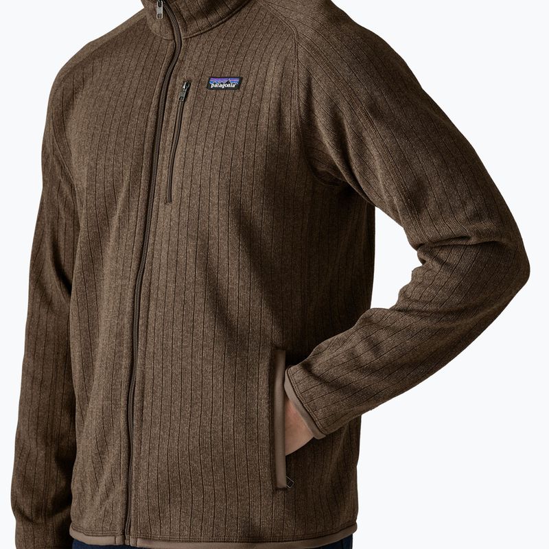 Felpa da trekking uomo Patagonia Better Sweater Fleece marlow brown rib knit 4