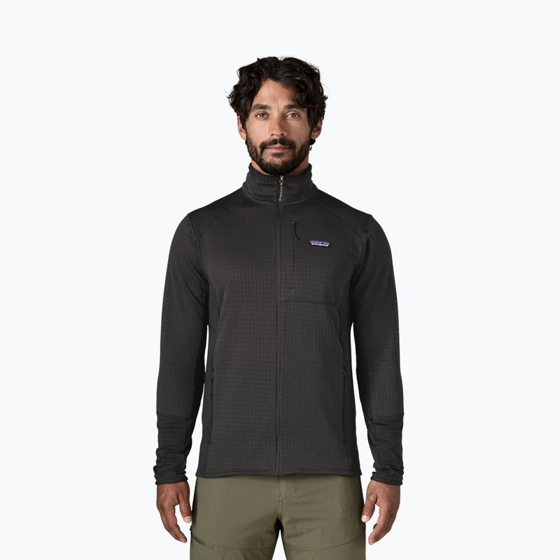 Pile uomo Patagonia R1 black w/black