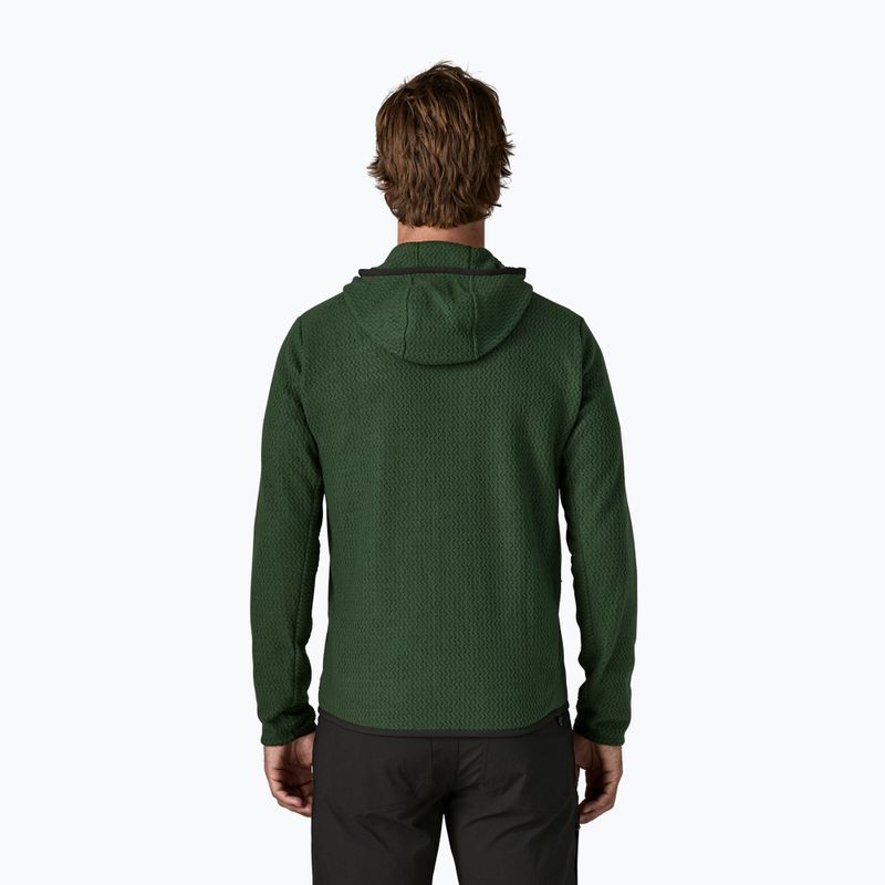 Felpa da trekking uomo Patagonia R1 Air Full-Zip Hoody treeline green 2