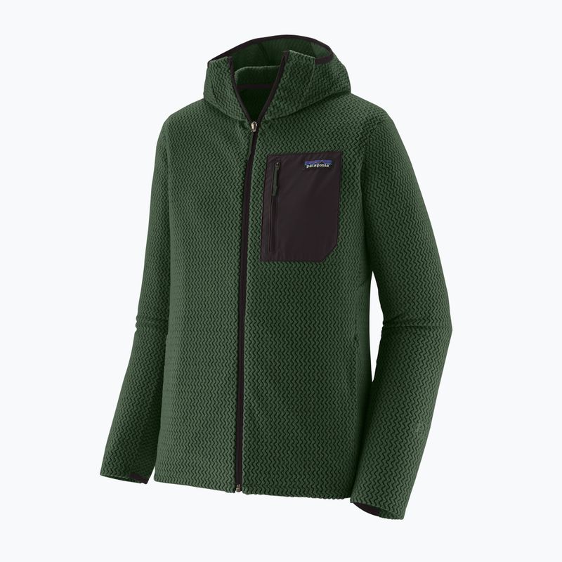 Felpa da trekking uomo Patagonia R1 Air Full-Zip Hoody treeline green 5
