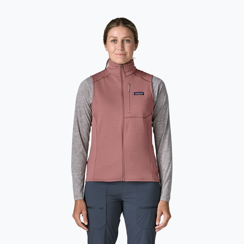 Gilet da donna Patagonia R1 moonrise taupe