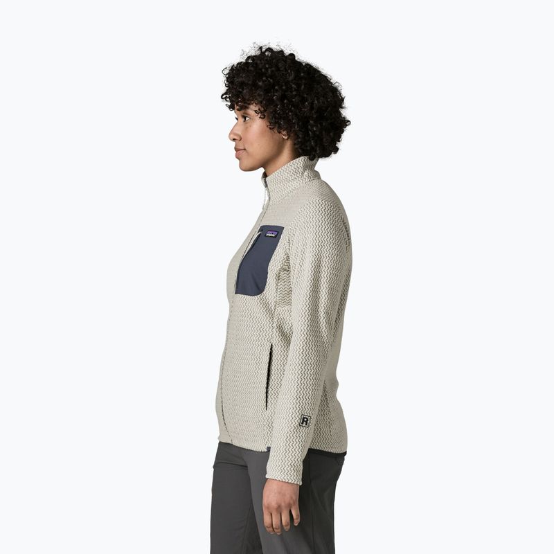 Pile donna Patagonia R1 Air birch white 3