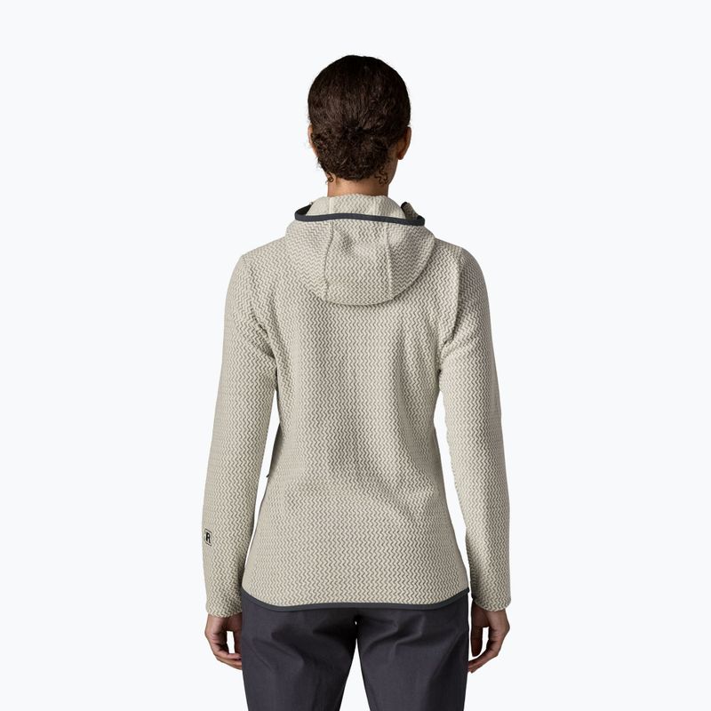 Pile donna Patagonia R1 Air Full-Zip Hoody birch white 2