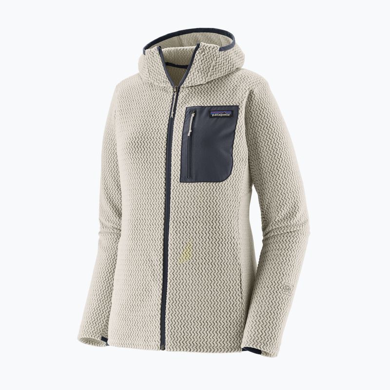 Pile donna Patagonia R1 Air Full-Zip Hoody birch white 5