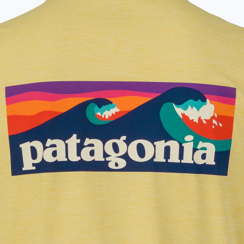 T-shirt da uomo Patagonia Capilene Cool Daily Boardshort Logo limestone yellow - light limestone yellow x-dye 5
