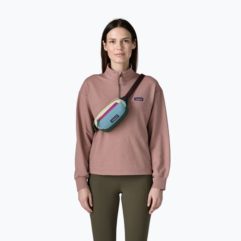 Marsupio cintura Patagonia Terravia Mini Hip patchwork: snowmelt blue 3