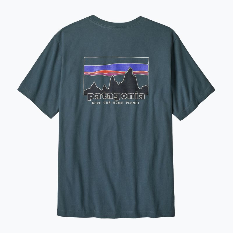 T-shirt da uomo Patagonia '73 Skyline T-Shirt summit blue 2