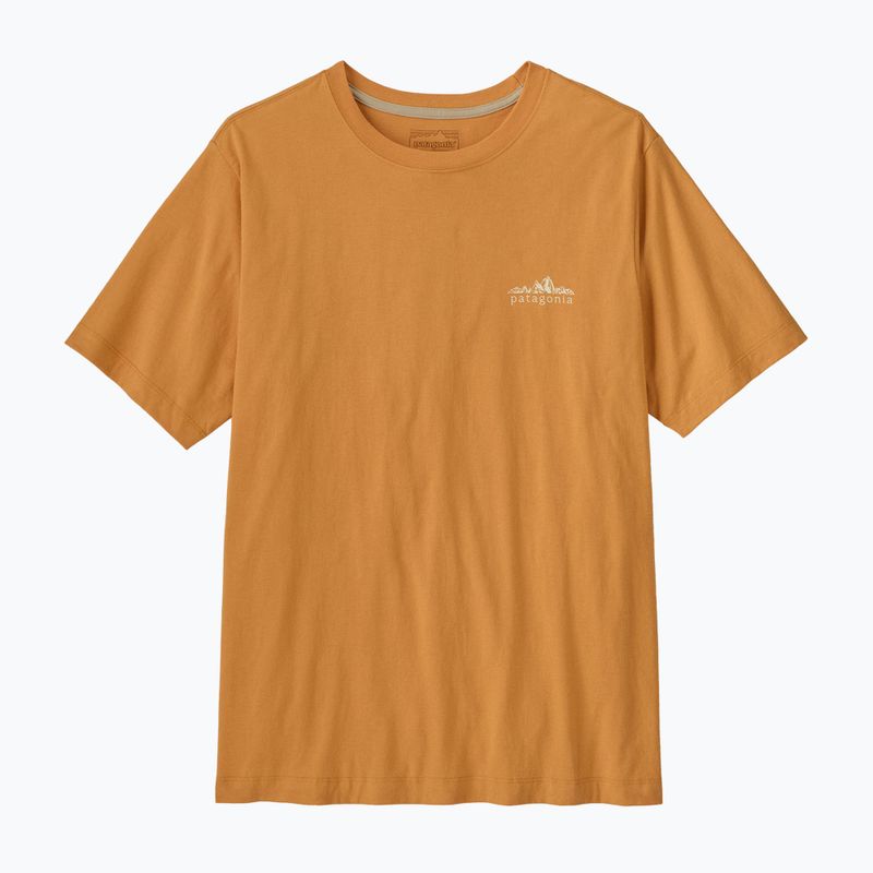 T-shirt da uomo Patagonia Fitz Roy Foothills dried mango