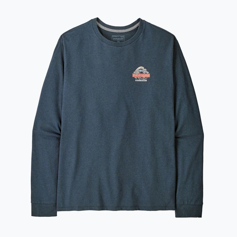 Longsleeve da uomo Patagonia Great Waves Responsibili-Tee LS summit blue 2