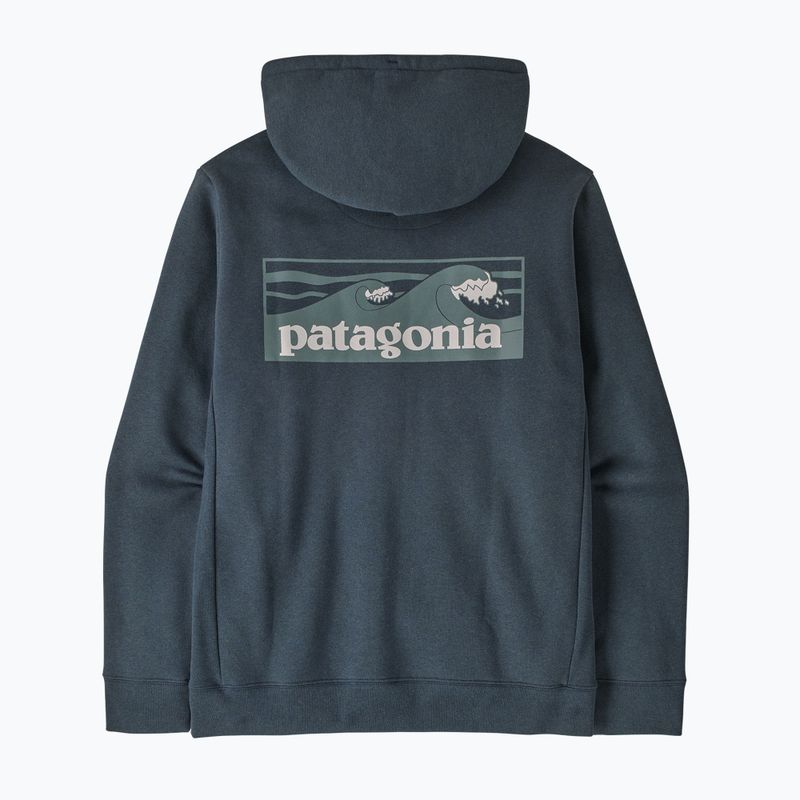 Felpa da uomo Patagonia Boardshort Logo Uprisal Hoody Summit Blue 2