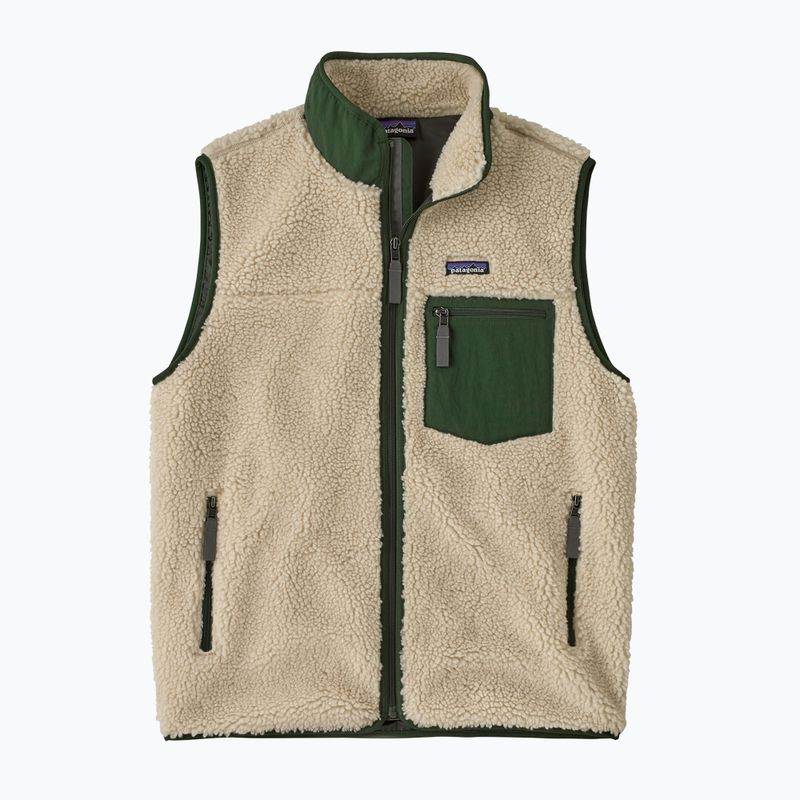 Gilet uomo Patagonia Classic Retro-X dark natural w/treeline green 2