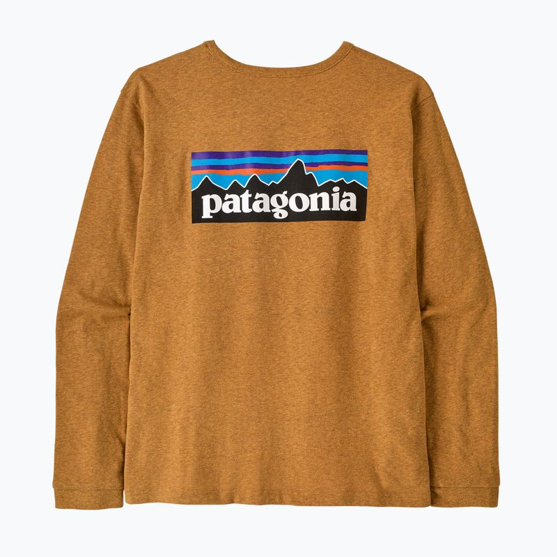 Longsleeve da donna Patagonia P-6 Logo Responsibili-Tee LS dried mango 2