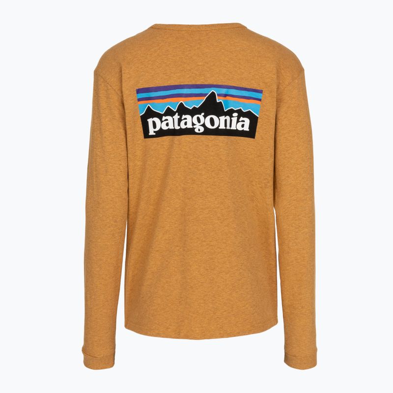 Longsleeve da donna Patagonia P-6 Logo Responsibili-Tee LS dried mango 2