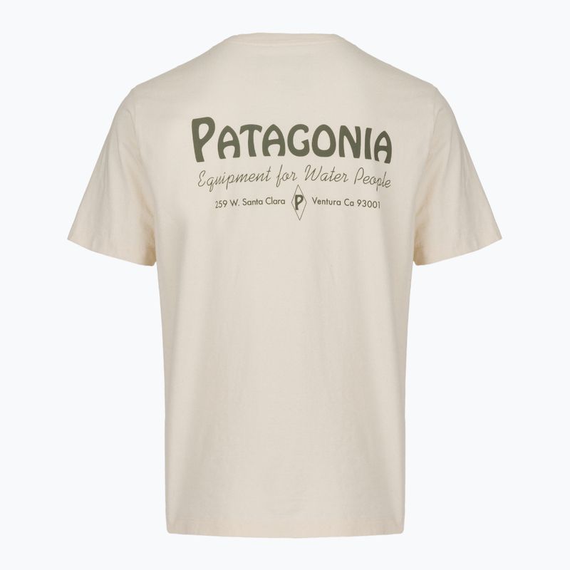 T-shirt da uomo Patagonia Water People Banner T-Shirt undyed natural 2