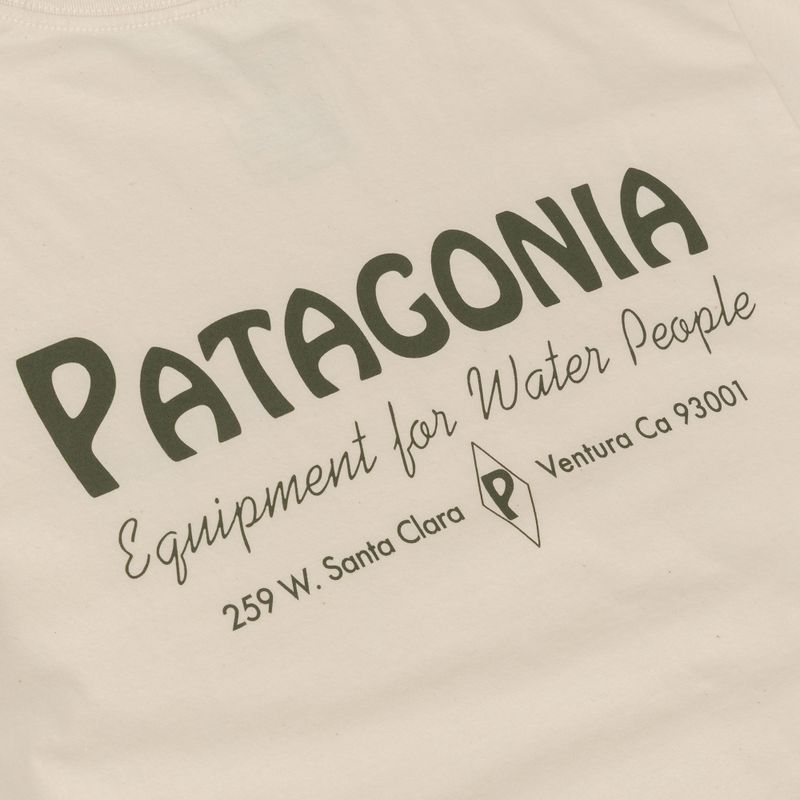 T-shirt da uomo Patagonia Water People Banner T-Shirt undyed natural 4