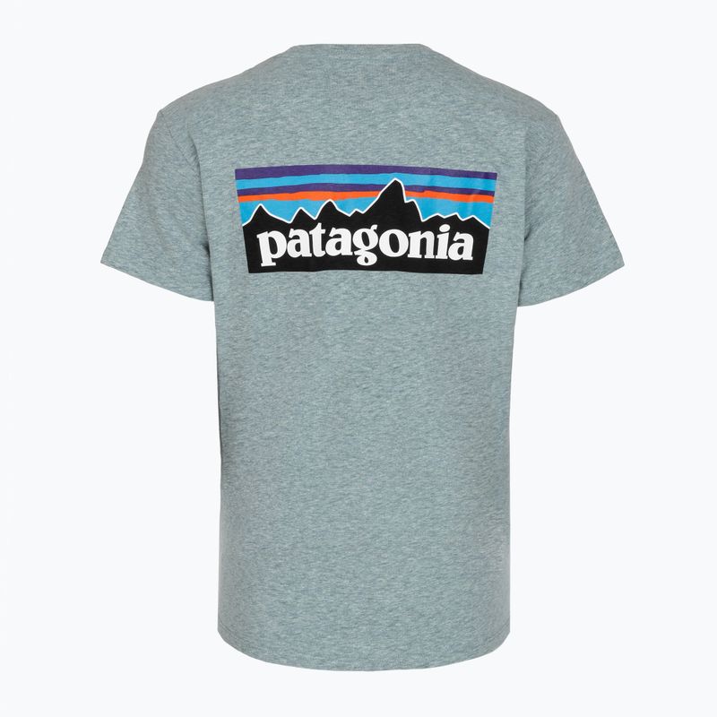 Maglietta da donna Patagonia P-6 Logo Responsibili-Tee blue sage 2