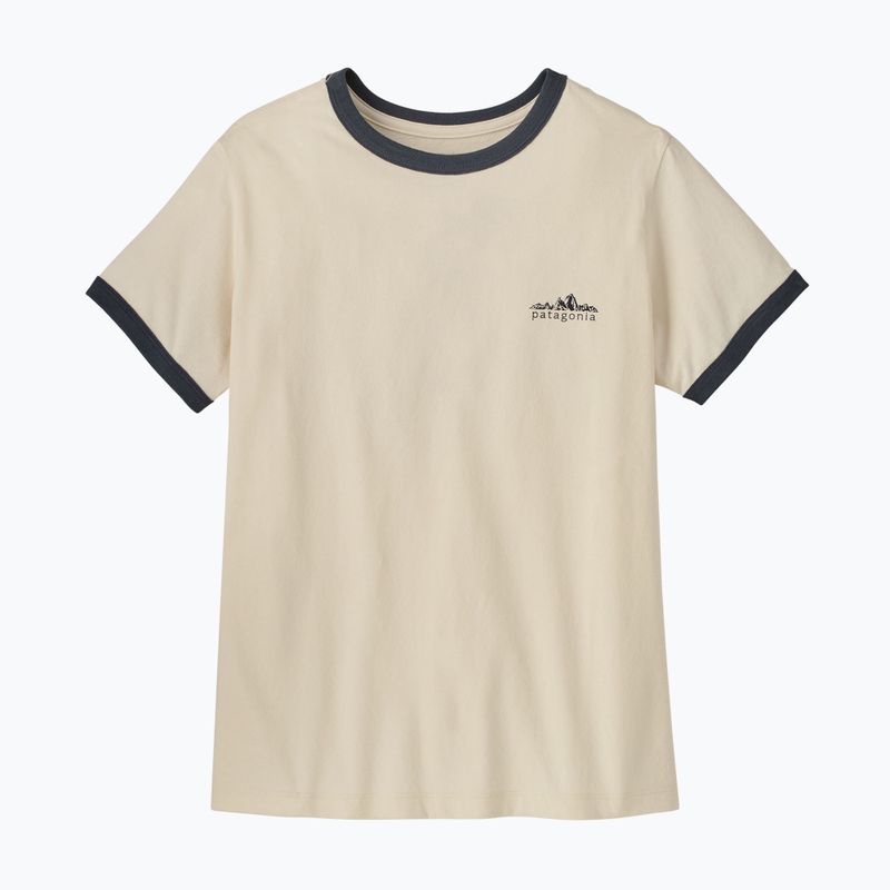 Maglietta da donna Patagonia Fitz Roy Foothills Ringer Tee undyed natural