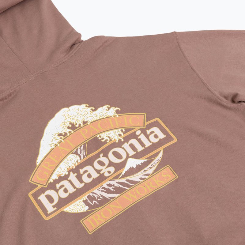 Felpa da trekking donna Patagonia Great Waves Daily Hoody moonrise taupe 3