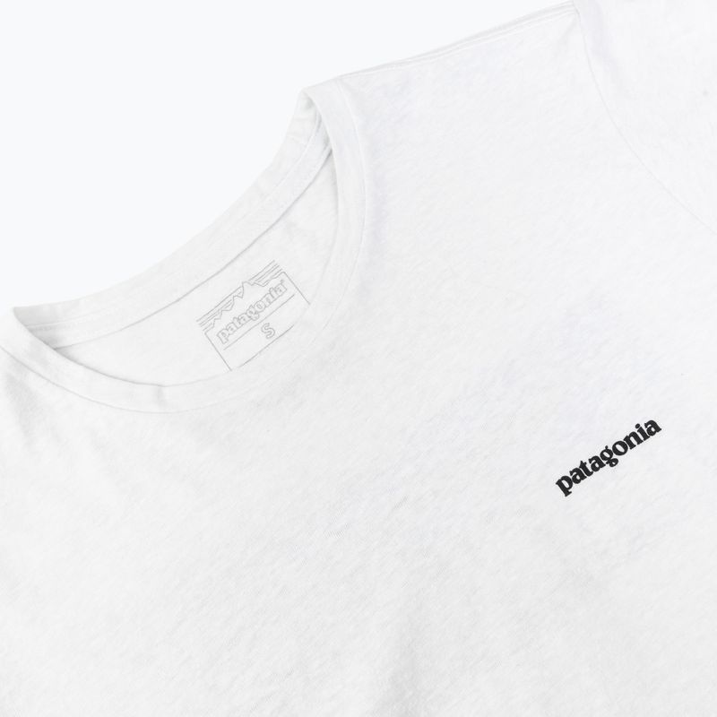 Maglietta da donna Patagonia P-6 Logo Responsibili-Tee fiber white 3