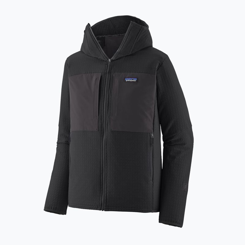 Felpa da trekking uomo Patagonia R2 TechFace Hoody black 2