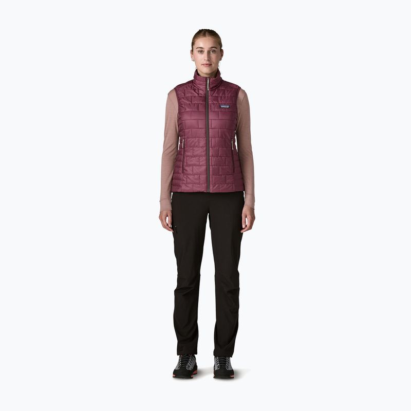 Gilet da donna Patagonia Nano Puff berry fig 2