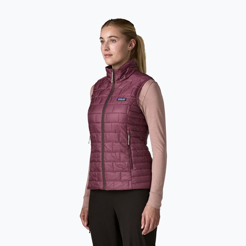 Gilet da donna Patagonia Nano Puff berry fig 4