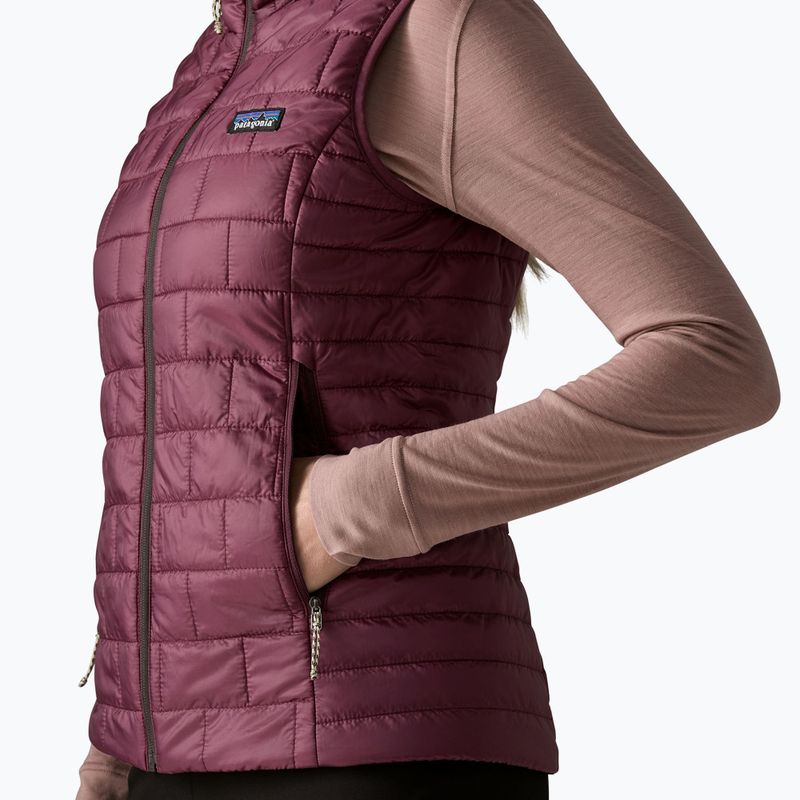 Gilet da donna Patagonia Nano Puff berry fig 5