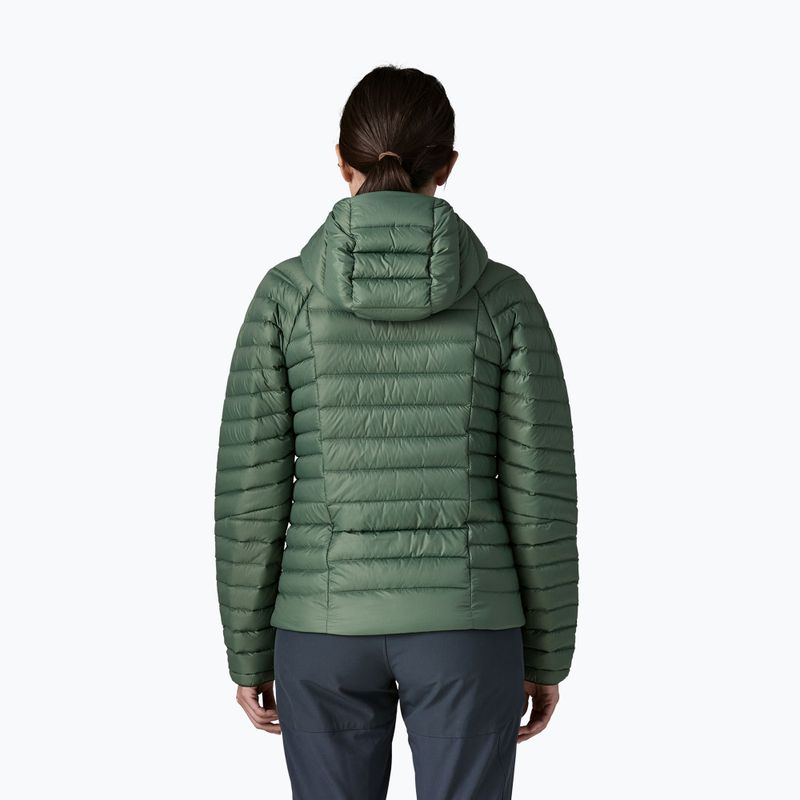 Piumino donna Patagonia Down Sweater Hoody canopy green 3