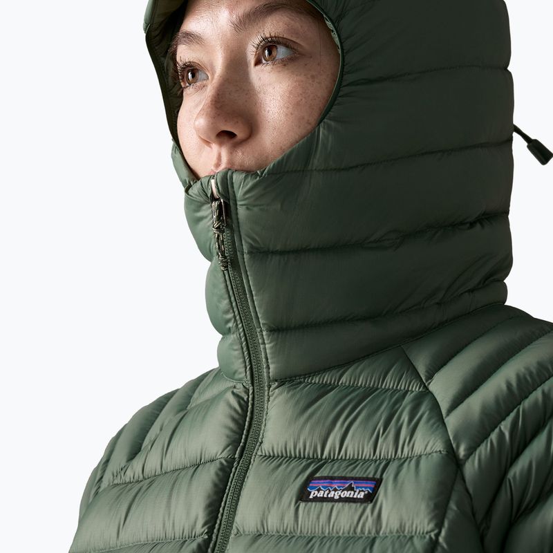 Piumino donna Patagonia Down Sweater Hoody canopy green 6