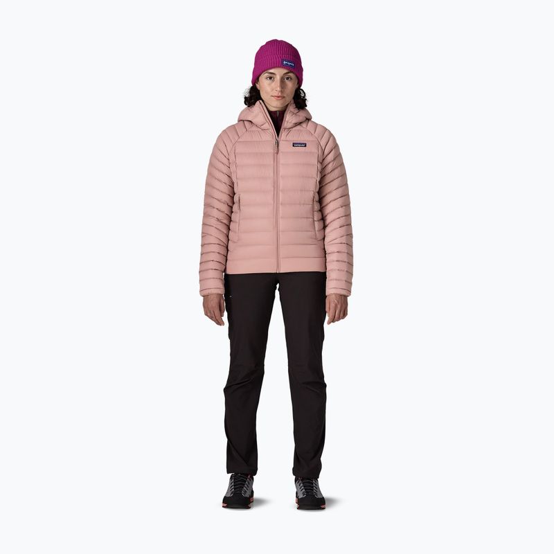 Piumino donna Patagonia Down Sweater Hoody moonrise taupe 2