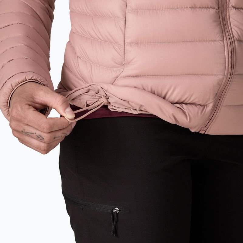 Piumino donna Patagonia Down Sweater Hoody moonrise taupe 8