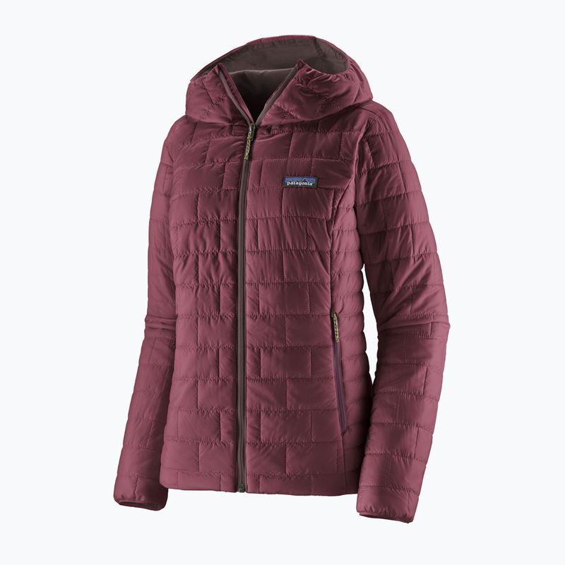 Giacca imbottita da donna Patagonia Nano Puff Hoody berry fig 9