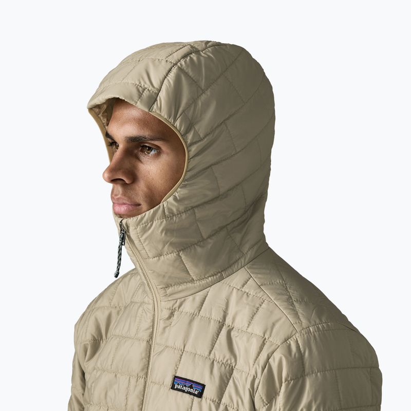 Giacca imbottita da uomo Patagonia Nano Puff Hoody weathered stone 4