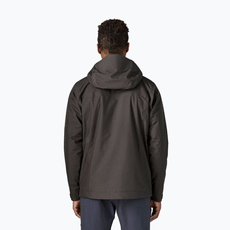 Giacca impermeabile da uomo Patagonia Insulated Boulder Fork Rain black 2