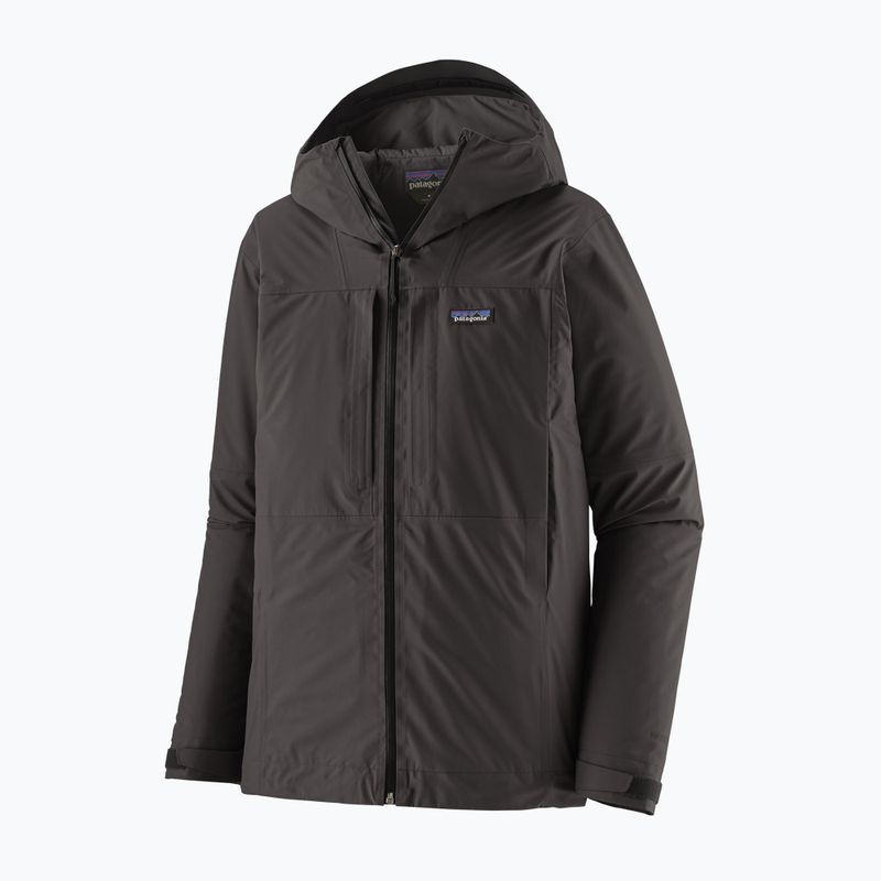 Giacca impermeabile da uomo Patagonia Insulated Boulder Fork Rain black 6