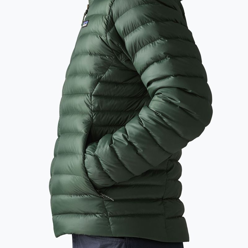 Piumino uomo Patagonia Down Sweater Hoody treeline green 6