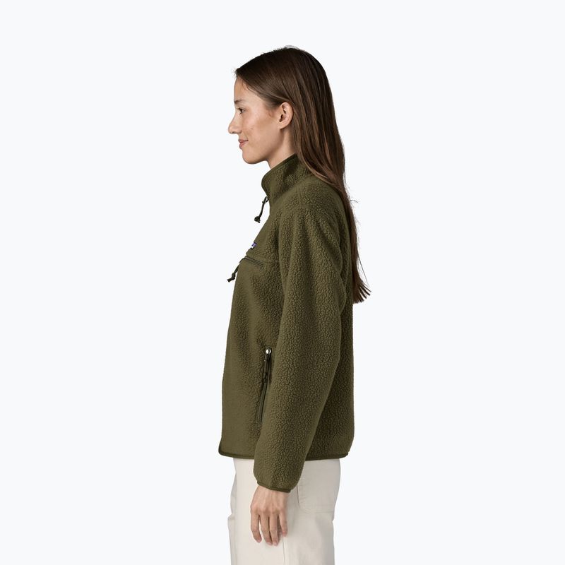 Pile donna Patagonia Retro Pile basin green 3