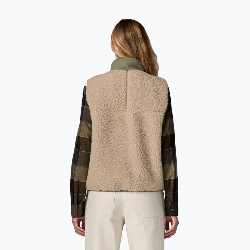Gilet da donna Patagonia Classic Retro-X dark natural w/river rock green 2