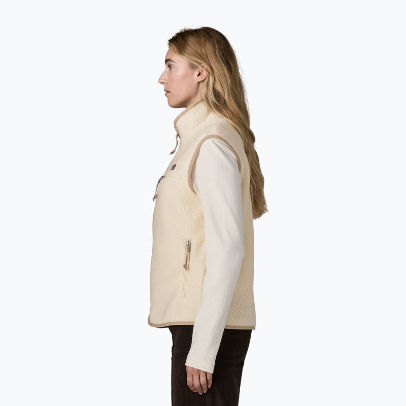 Gilet da donna Patagonia Retro Pile natural 3