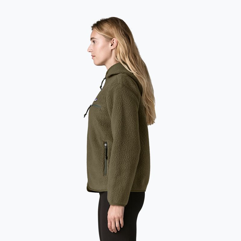 Pile donna Patagonia Retro Pile Hoody basin green 3