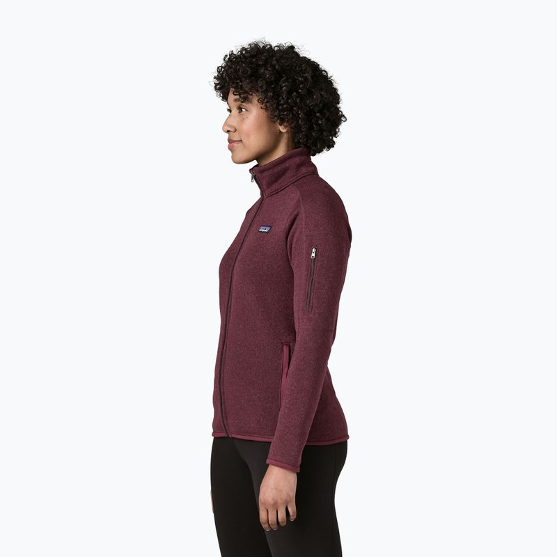 Felpa da trekking donna Patagonia Better Sweater berry fig 3