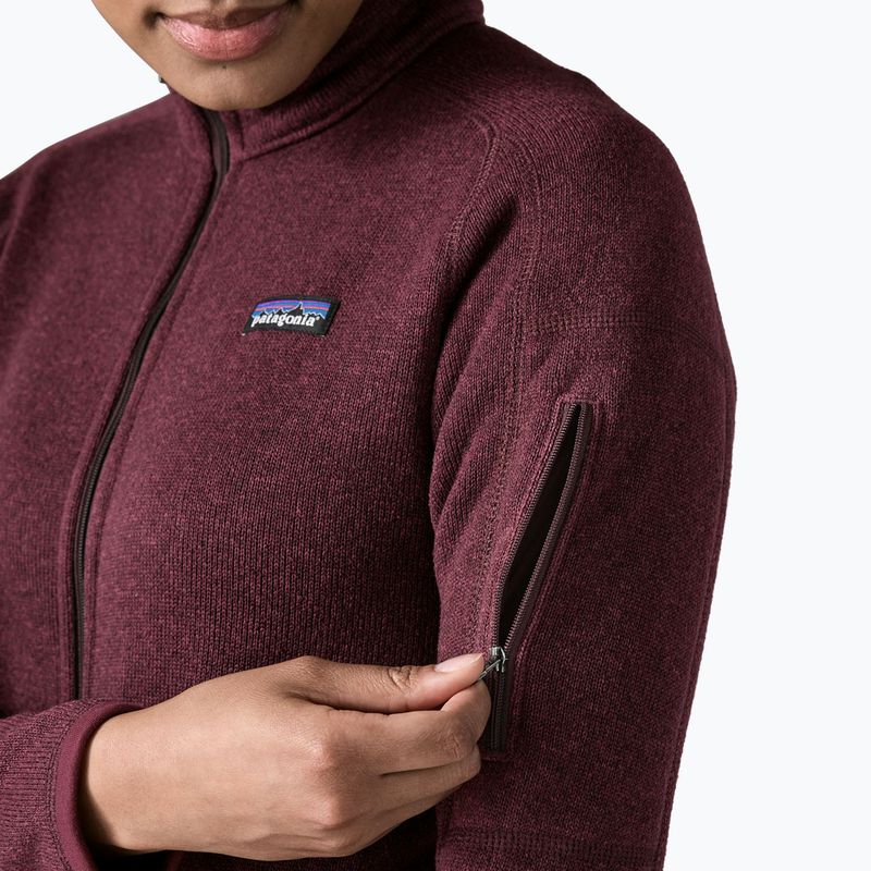 Felpa da trekking donna Patagonia Better Sweater berry fig 5
